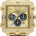 JBW Men’s Phantom Chronograph Luxury Watch with 238 Diamonds